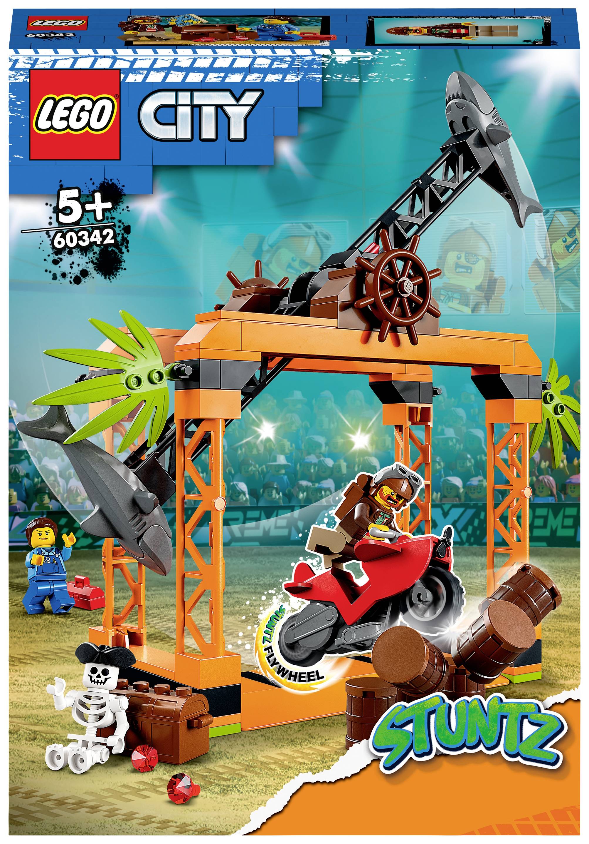 Lego City The Shark Attack Stunt Challenge 60342